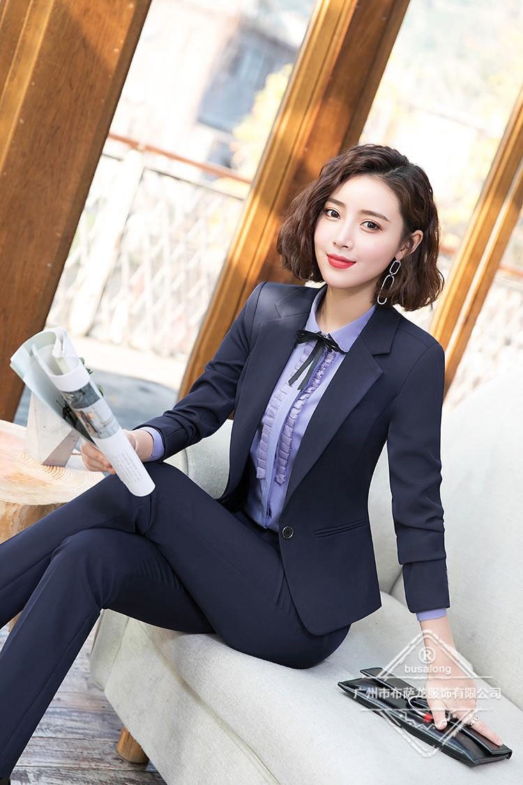 Bộ Vest nữ đẹp tay dài quần dài - VN33